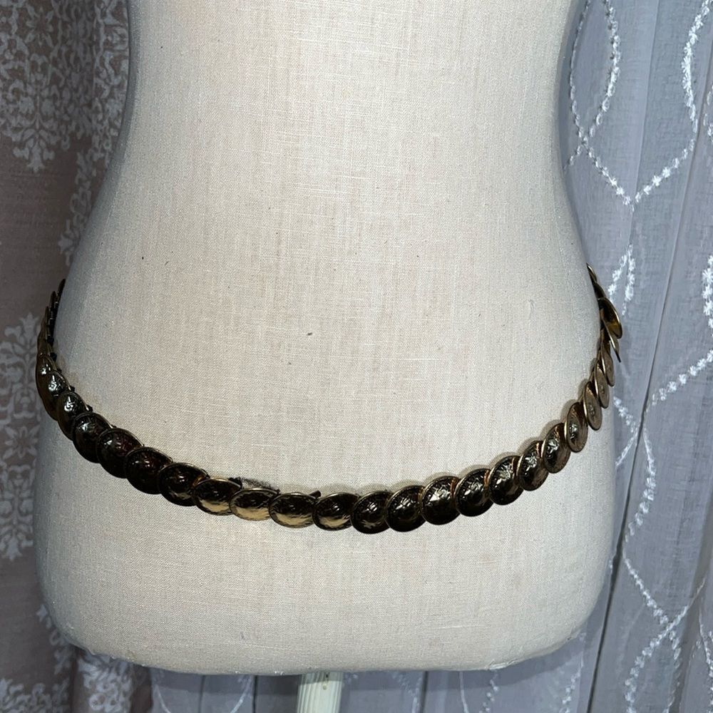 Vintage gold stretch Belt